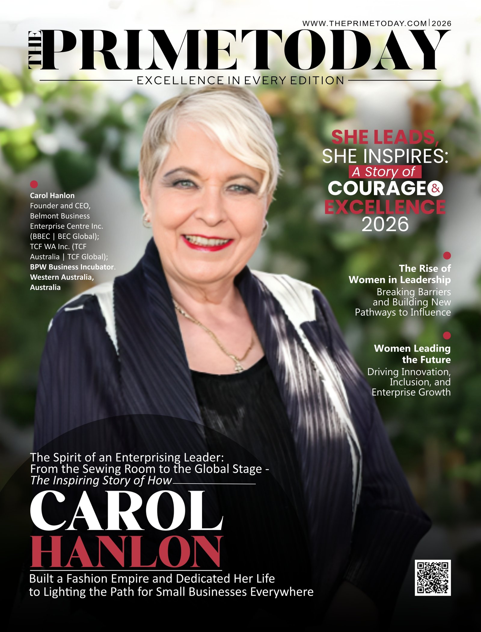She Leads She Inspires A Story of Courage & Excellence - 2026 - Carol