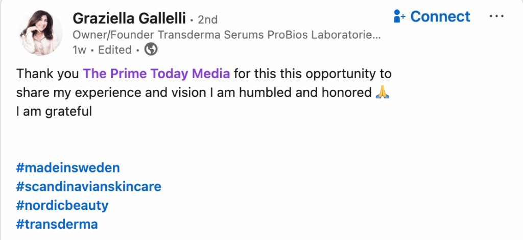 Graziella Testimonial