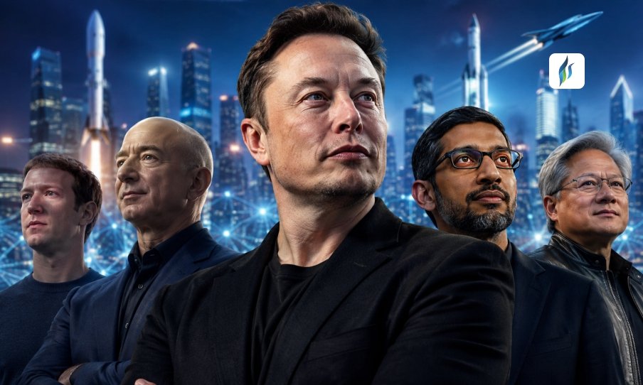 Elon Musk Leads Global Business Leaders as New Tech Giants Reshape Markets