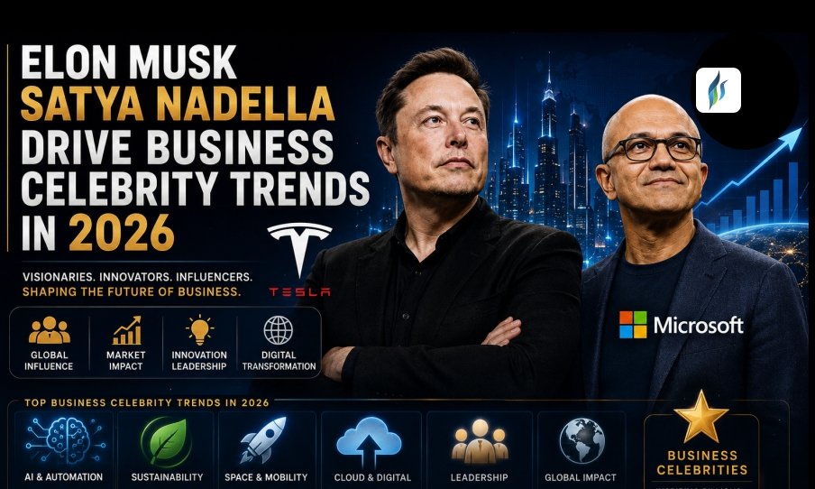 Global Leaders Elon Musk Satya Nadella Drive Business Celebrity Trends in 2026