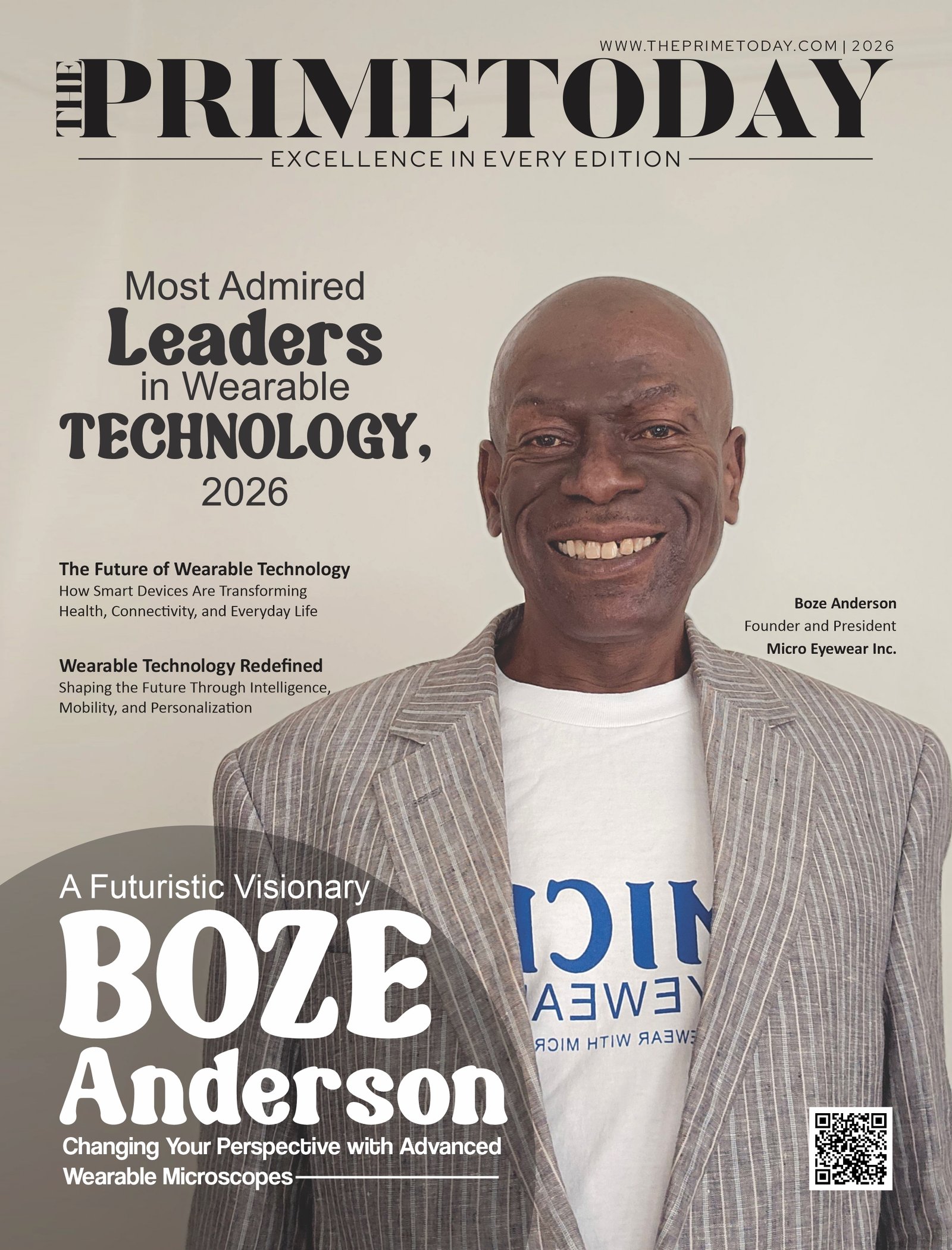 Most Admired Leaders in Wearable Technology, 2026