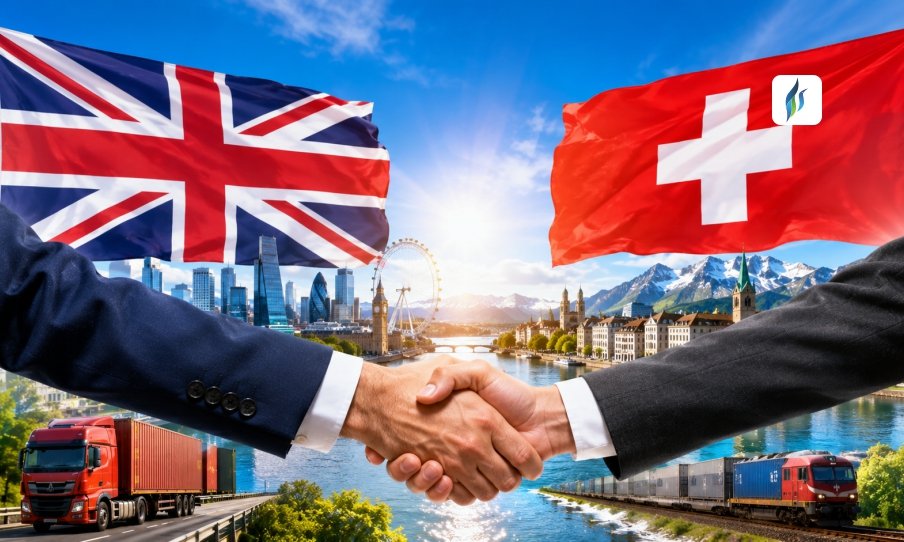 UK-Switzerland Free Trade Agreement: An Unparalleled Landmark Deal Eliminates Roaming Charges for Britons as They Can Use e-gates