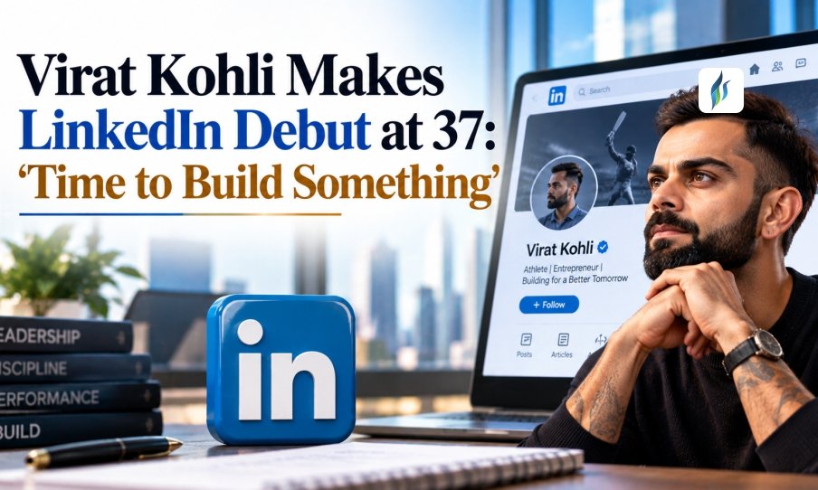 Virat Kohli Makes LinkedIn Debut